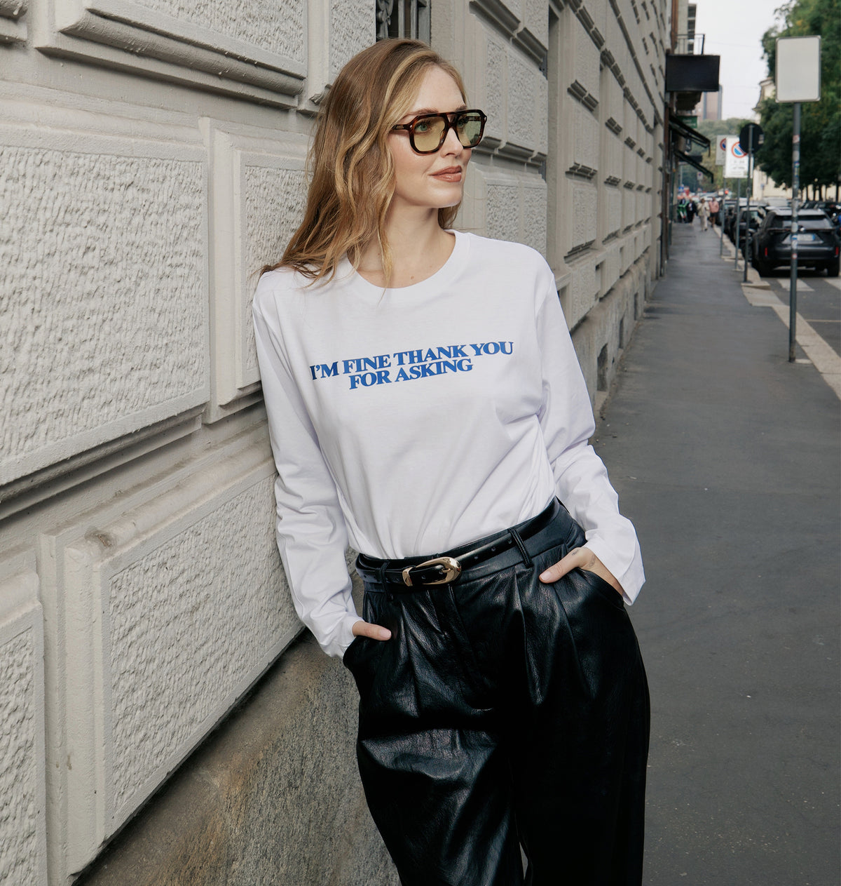 T-SHIRT MANICA LUNGA "CONVERSATION OVER"