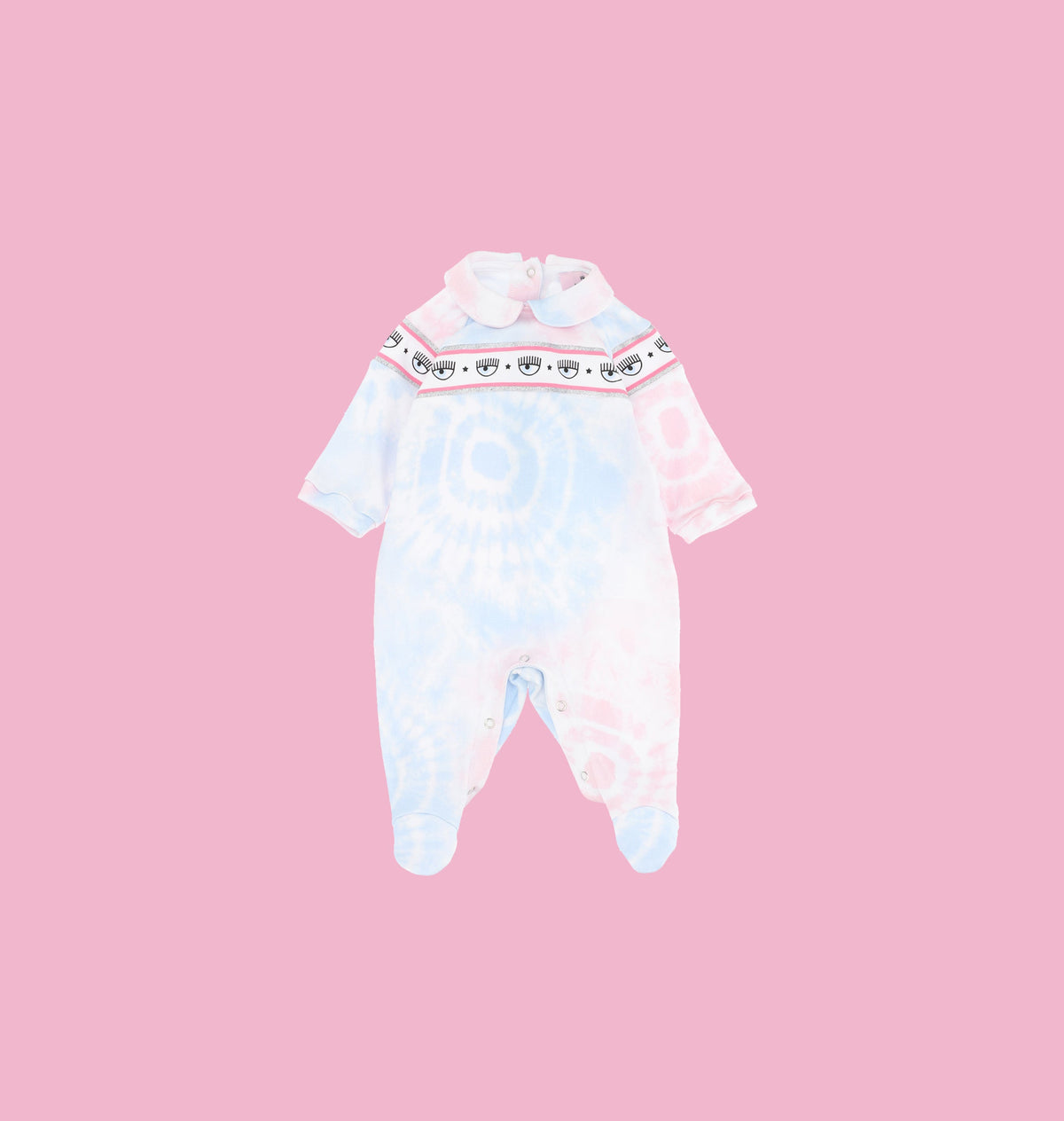 MAXI LOGOMANIA TIE DYE ONESIE