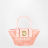 SMALL RAFFIA TOTE BAG