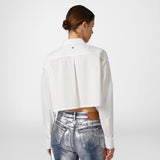 STRASS CROP SHIRT