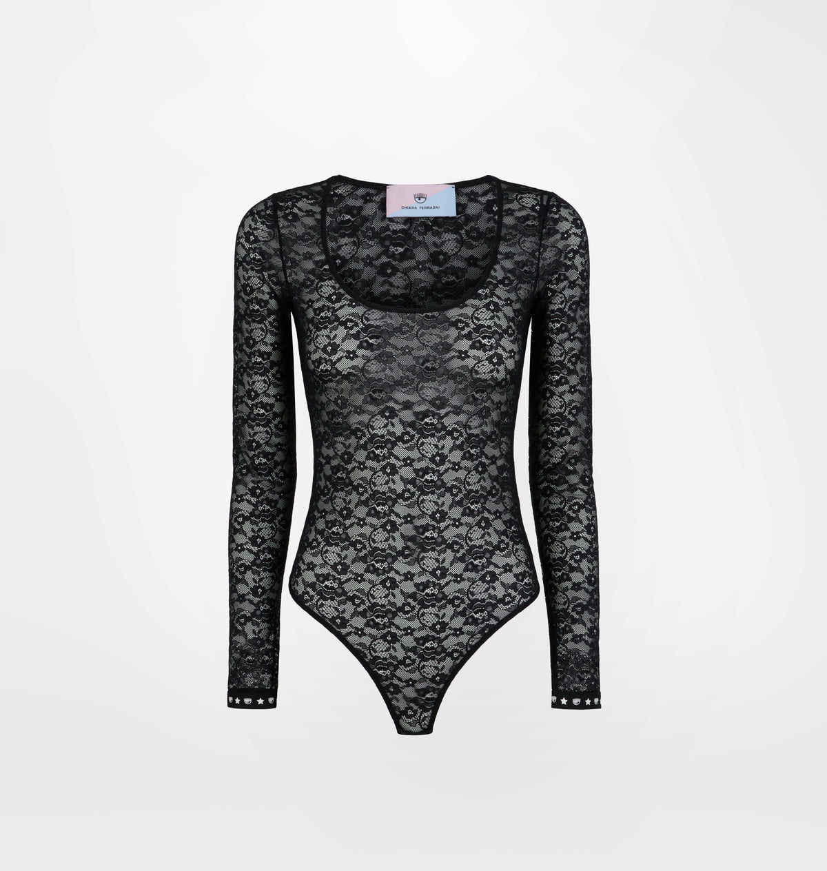 LOGOMANIA LACE BODYSUIT