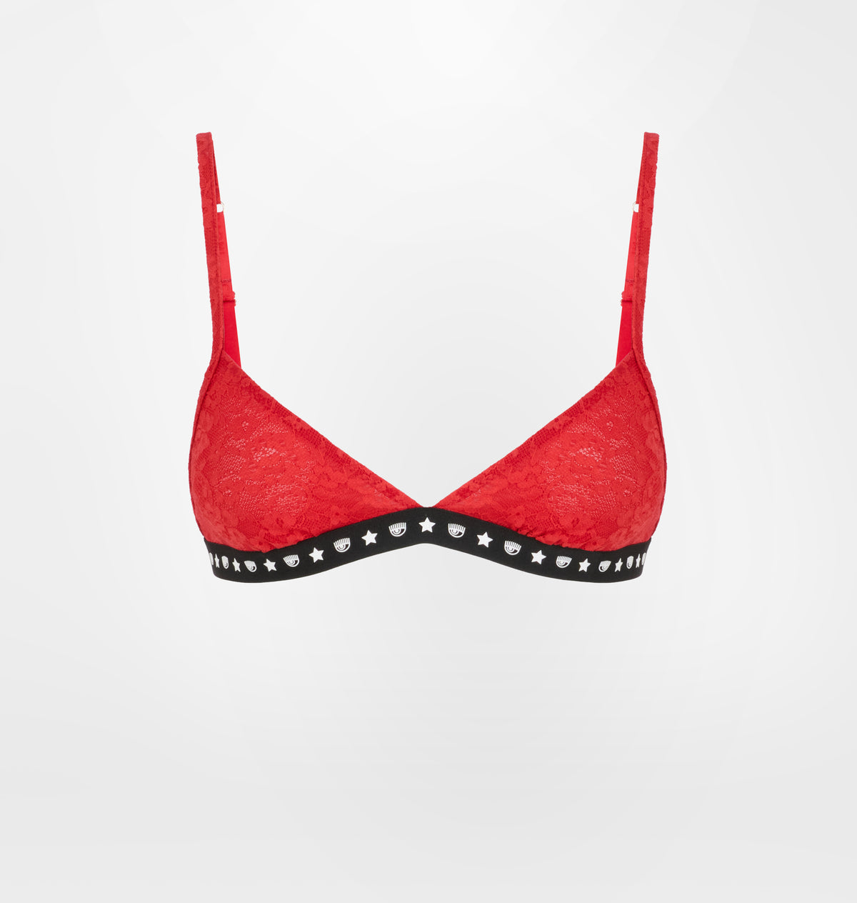 LOGOMANIA LACE TRIANGLE BRA