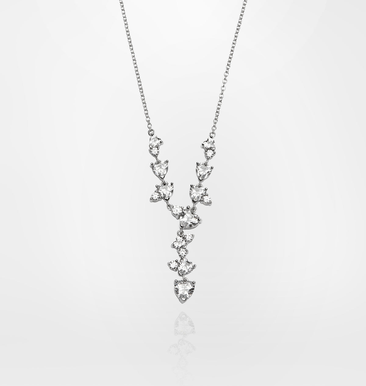 SILVER Y NECKLACE