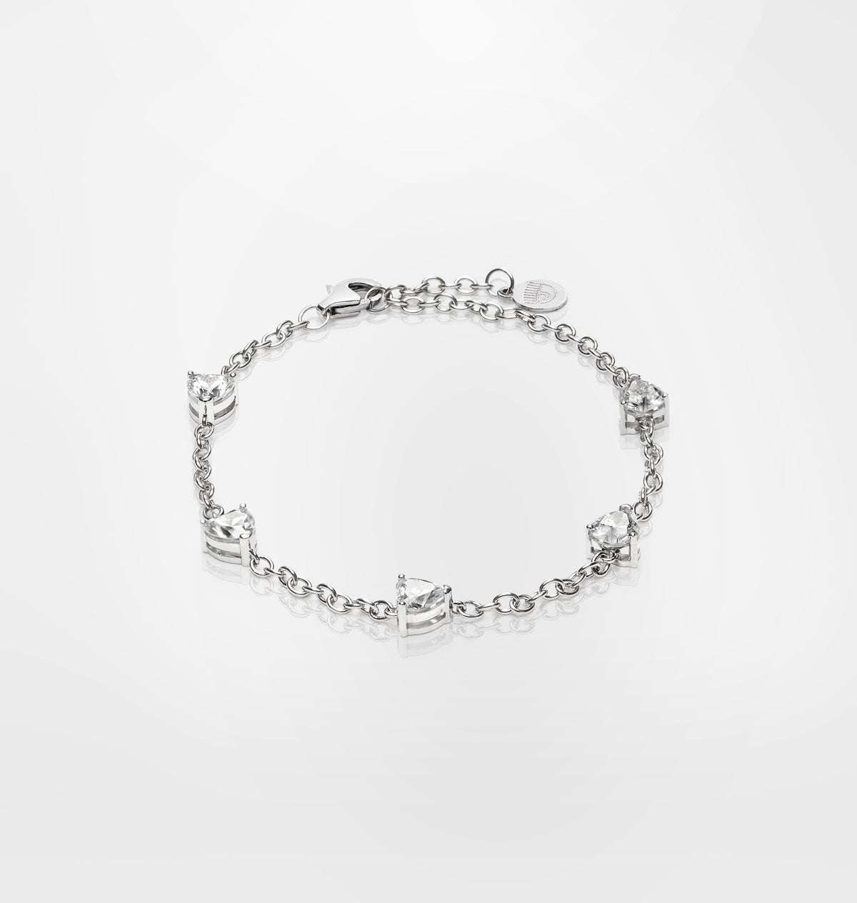 SILVER HEARTS BRACELET