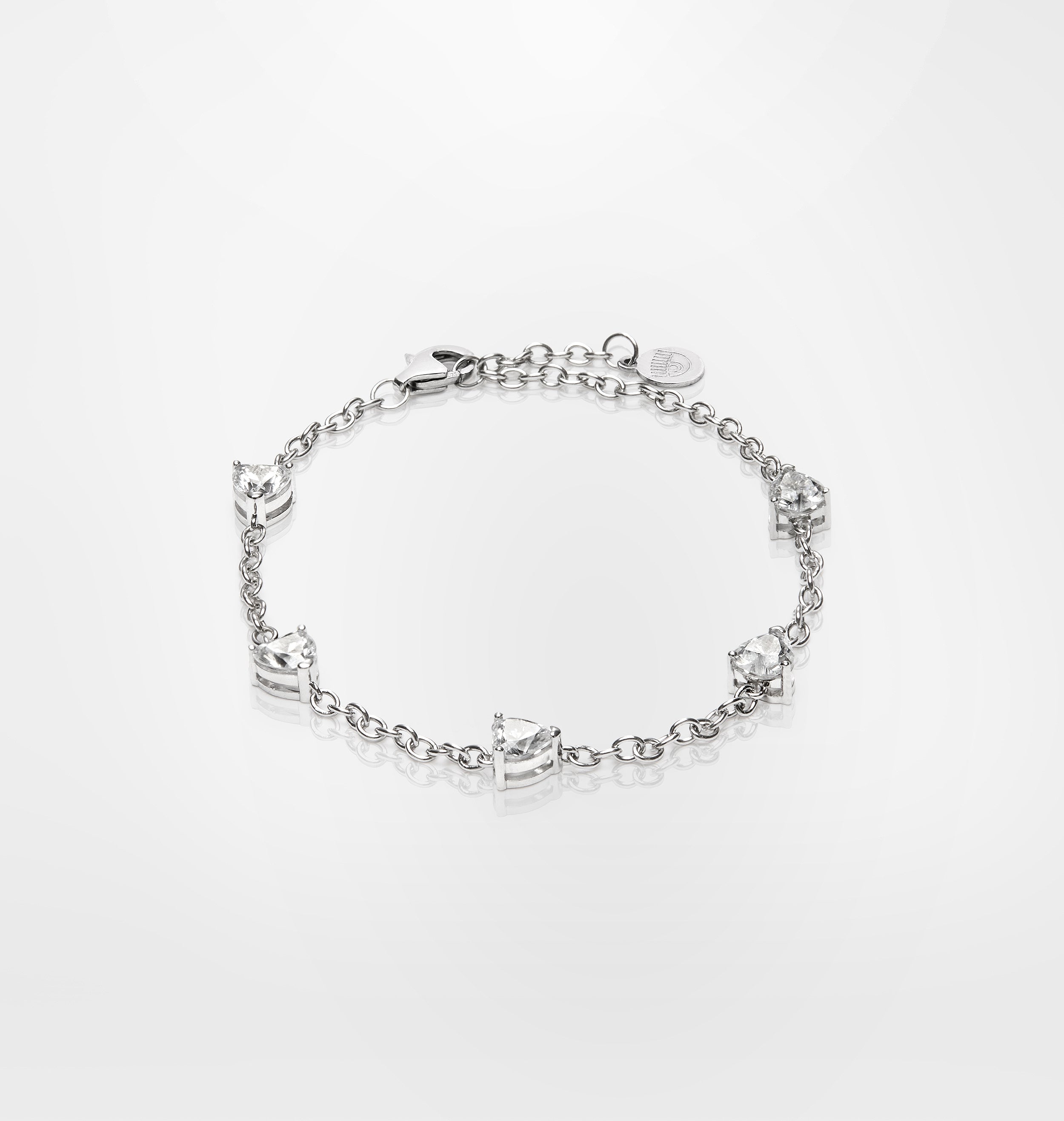 BRACCIALE CUORI ARGENTO 925