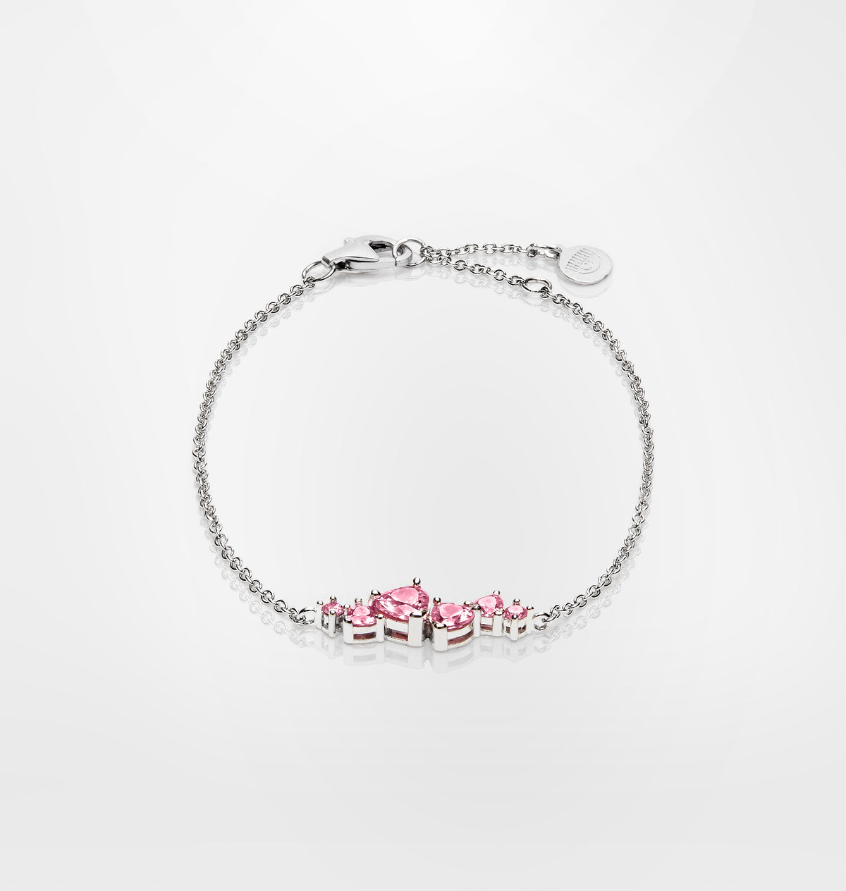 SILVER PINK BRACELET