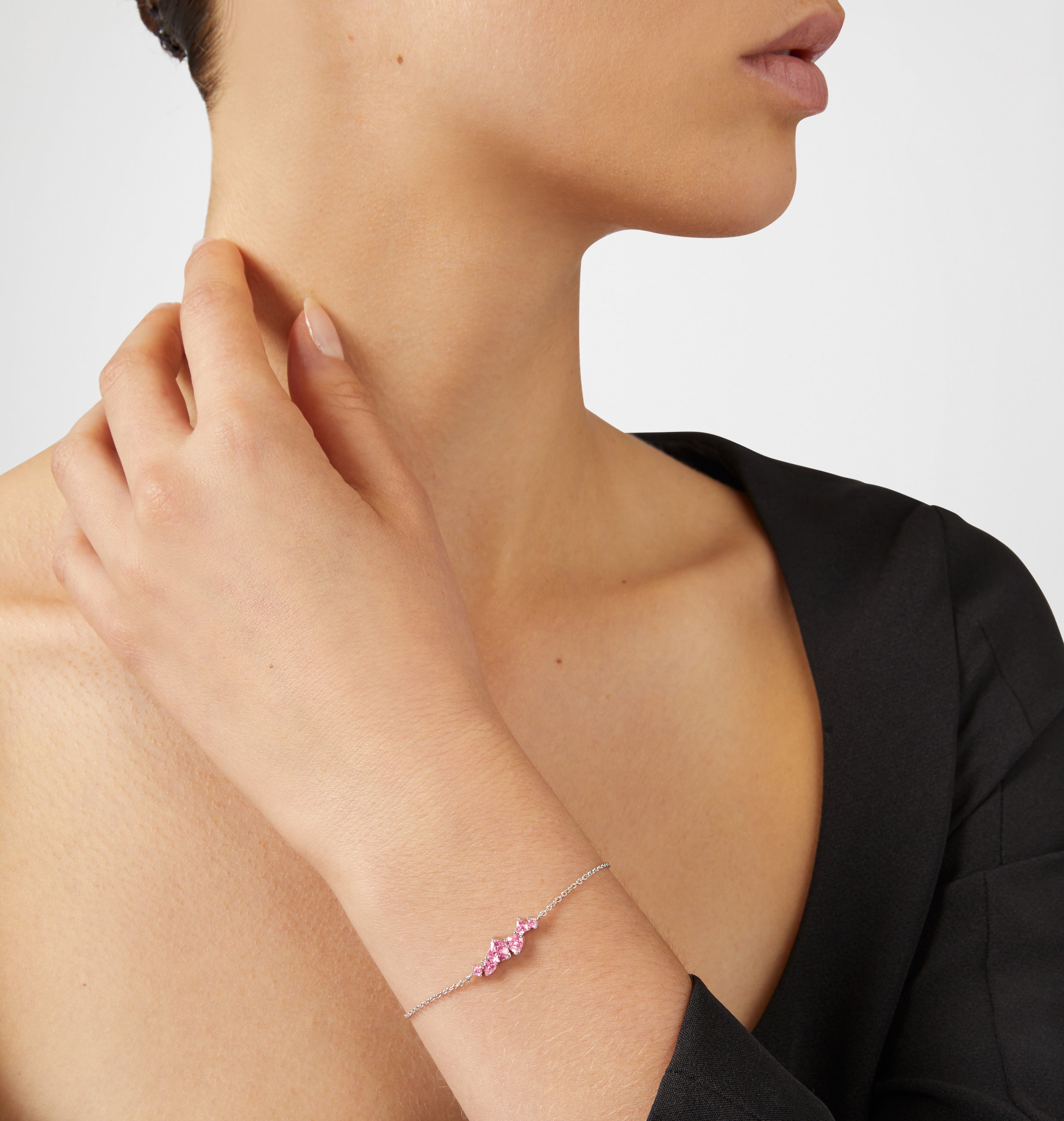 BRACCIALE ARGENTO 925 PINK
