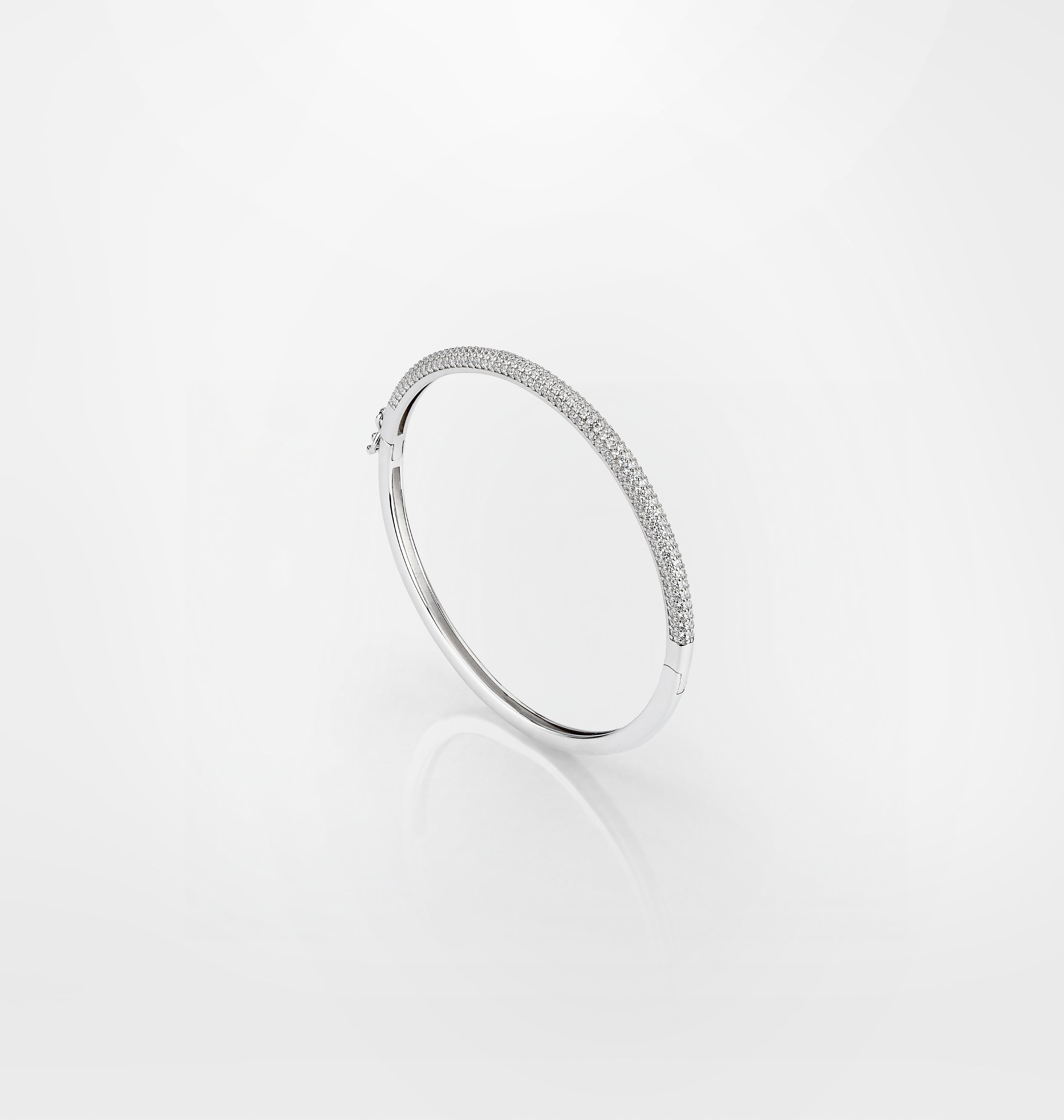 BANGLE PAVÈ ARGENTO 925