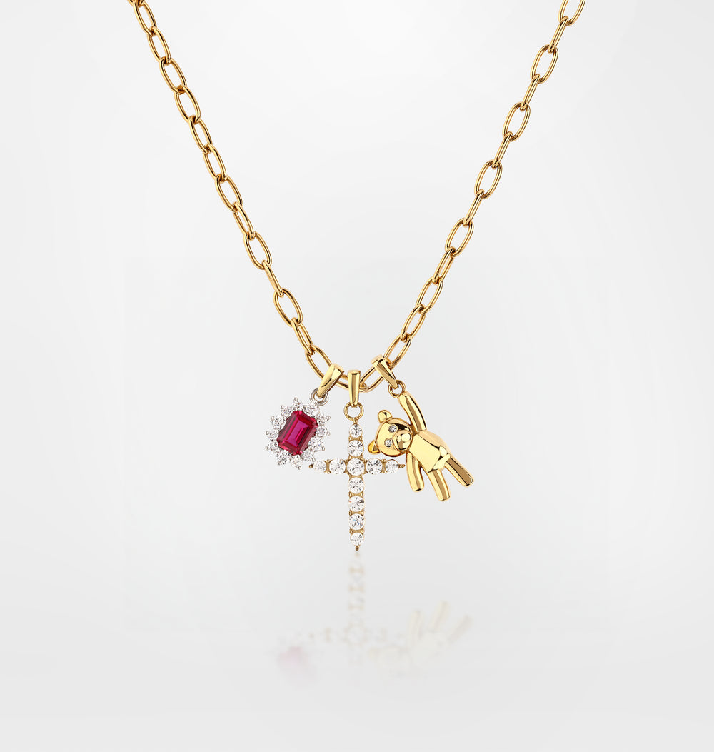 MULTI-PENDANT NECKLACE